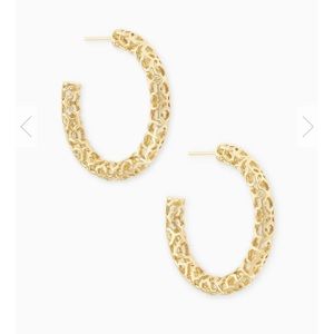 Kendra Scott Gold Maggie Hoops